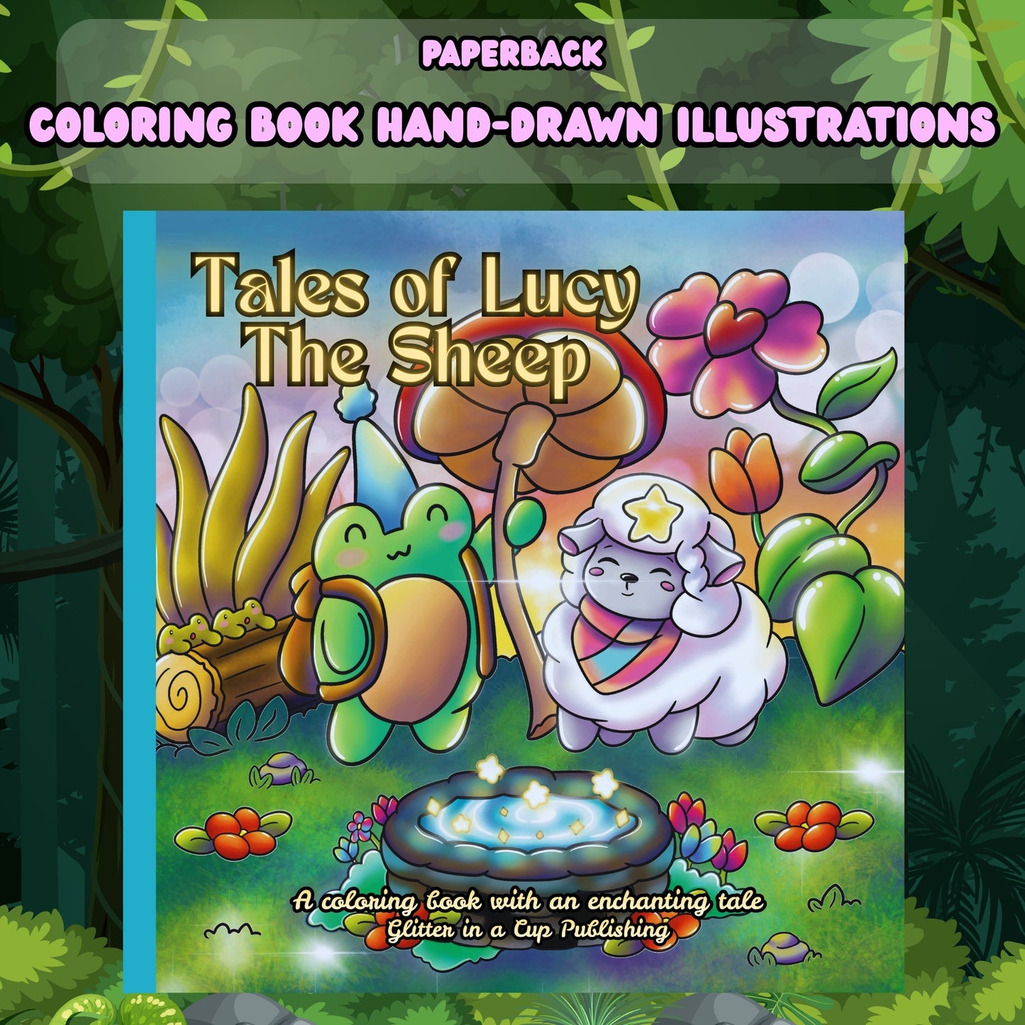Tales of Lucy The Sheep Coloring book single and set options