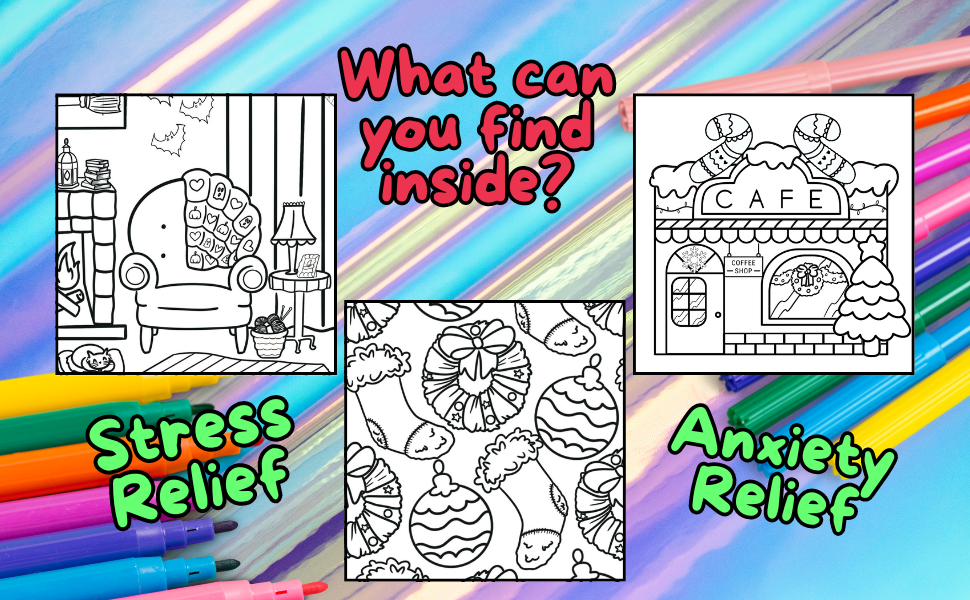 Holiday Vibe Coloring Book