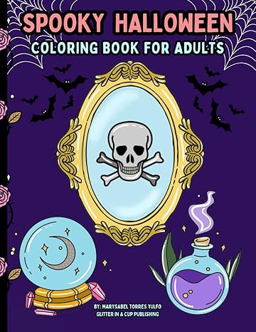 Spooky Halloween Coloring Book for adults