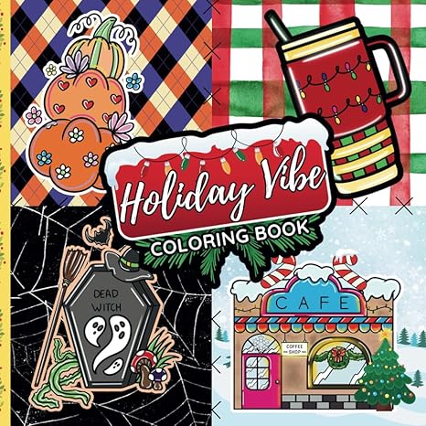Holiday Vibe Coloring Book