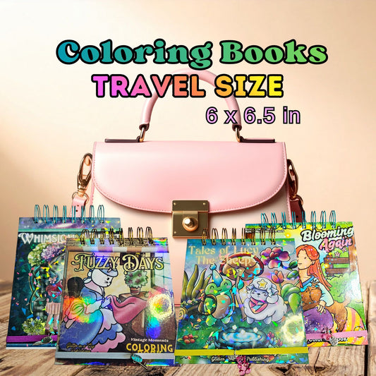 Travel size coloring books