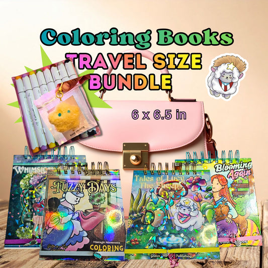 Coloring books Travel size bundle