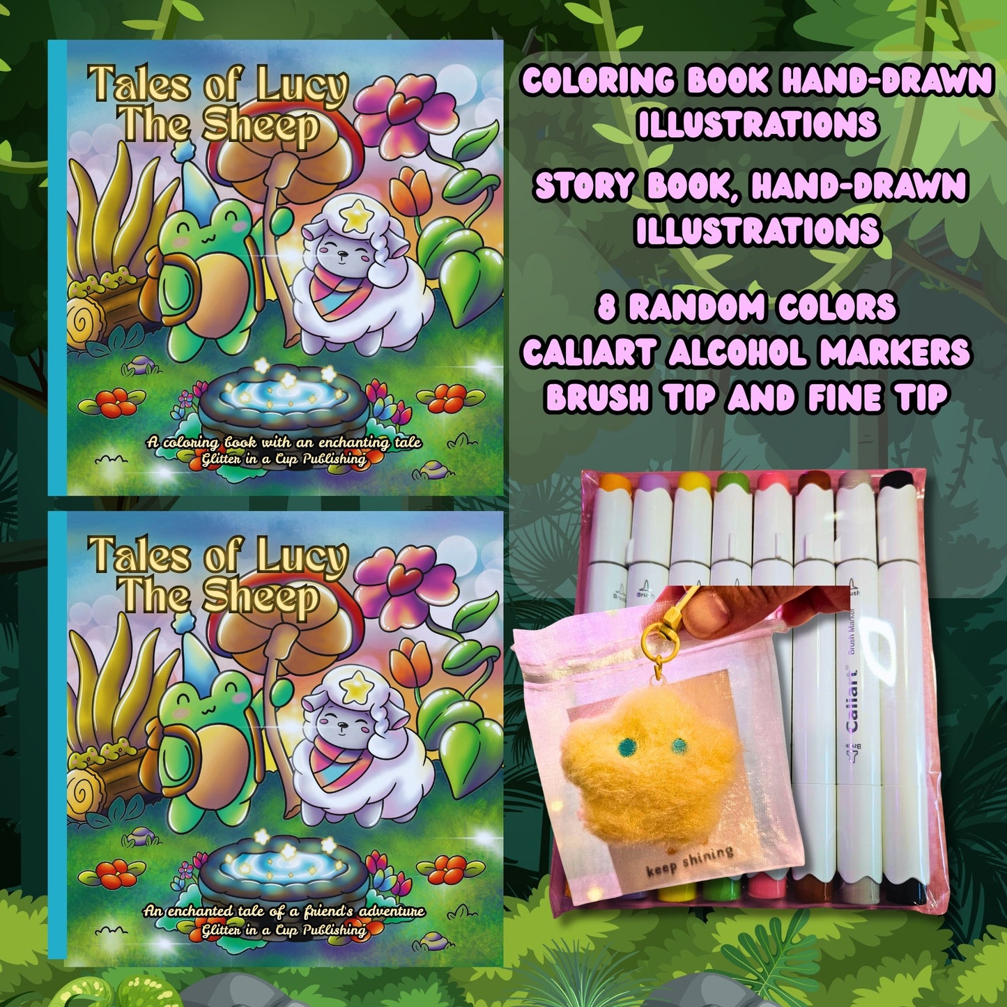 Story book and coloring book kit Paperback