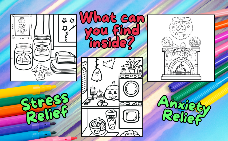 Holiday Vibe Coloring Book