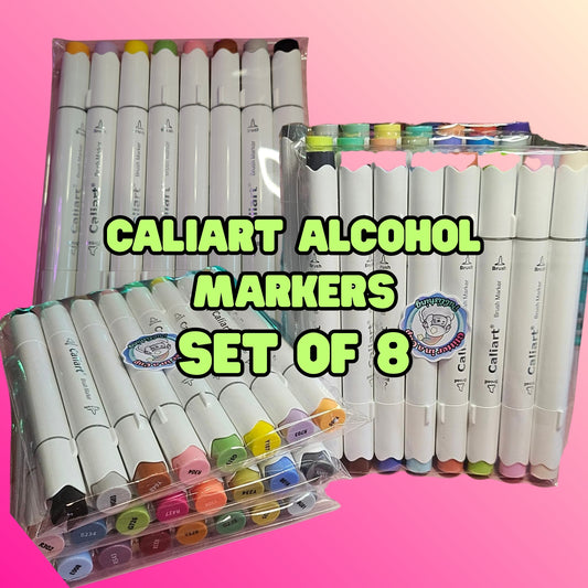 8 pack Caliart Alcohol Markers
