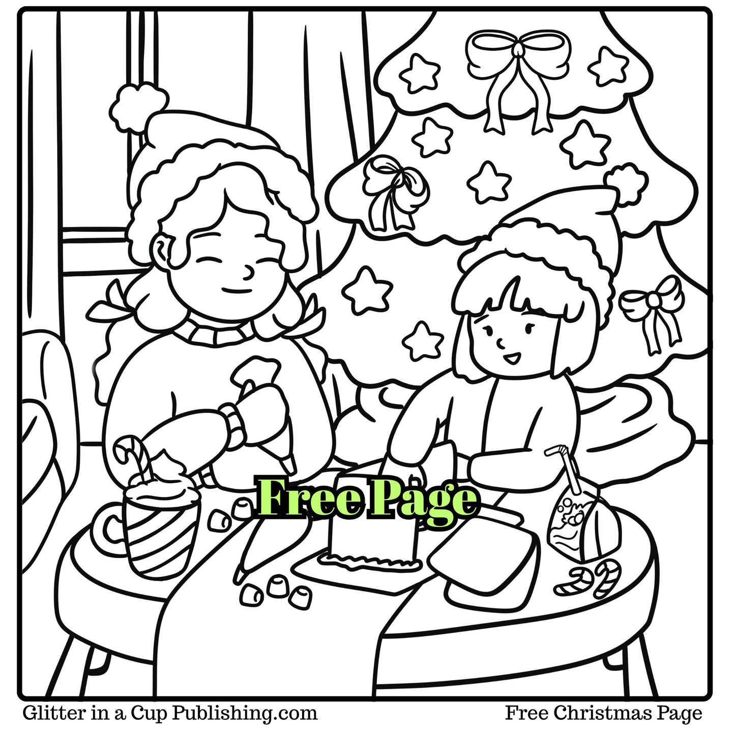 Free Christmas page