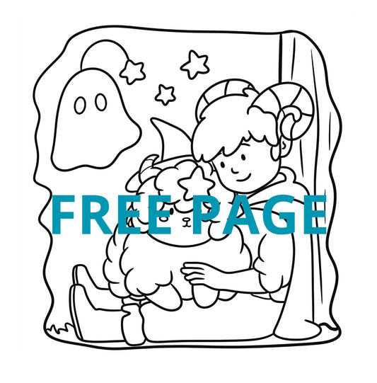 Free Page from Whimsical Forest Coloring Book
