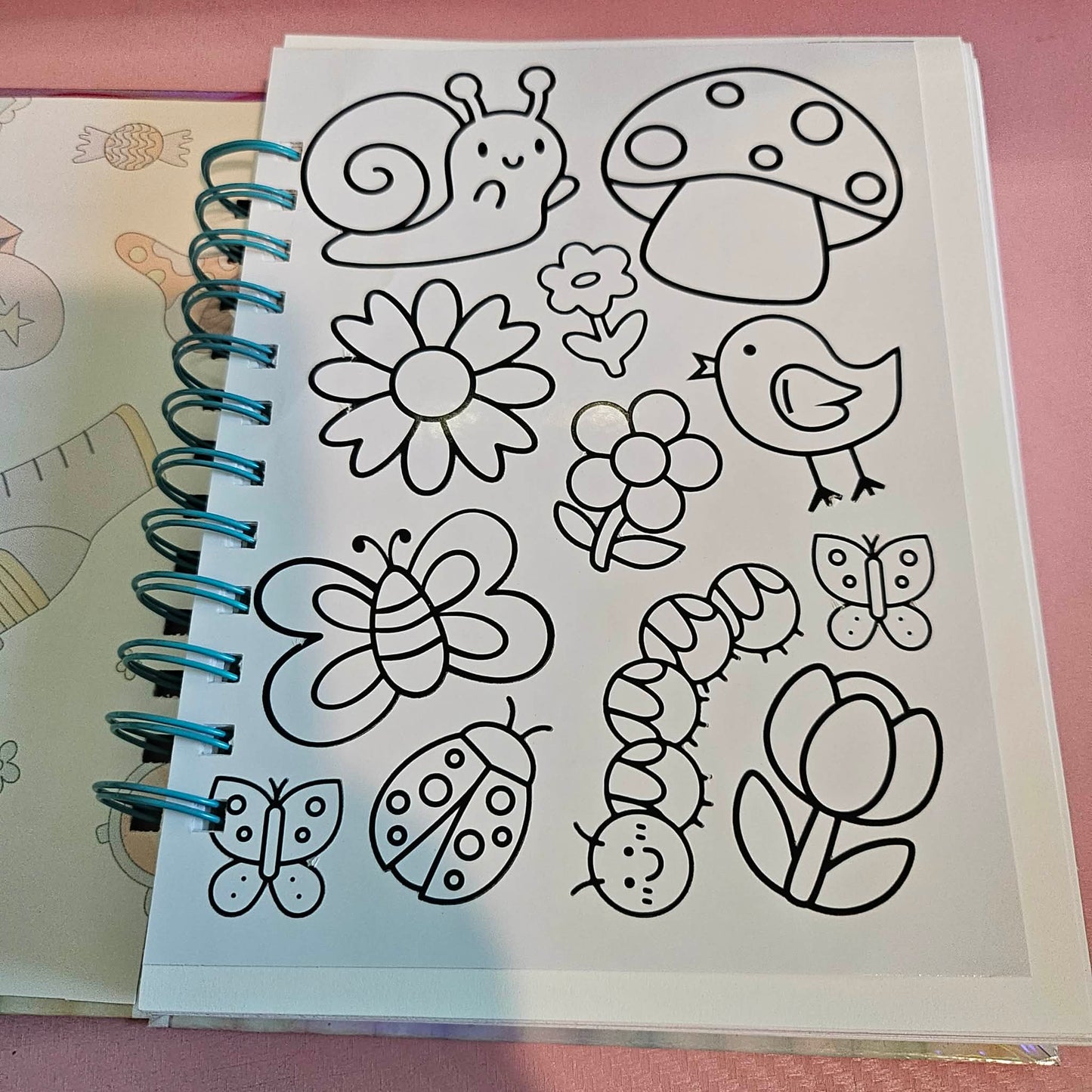 Coloring Book Journal Hard Cover